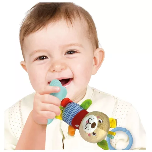 Baby Clementoni 17785 plüss kutyus csörgő