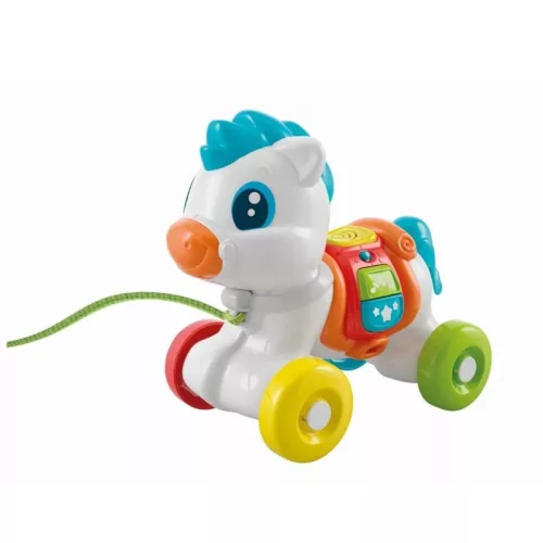 Baby Clementoni 17836 zenélő póni húzható bébijáték