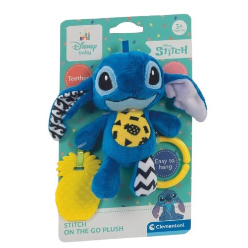 Baby Clementoni Disney 17919 Stitch puha csörgő bébijáték