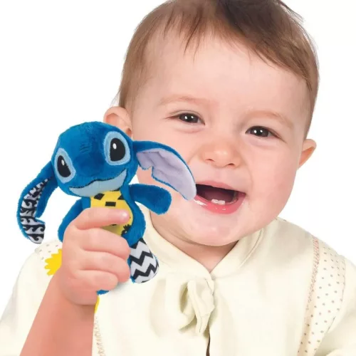 Baby Clementoni Disney 17919 puha csörgő bébijáték – Stitch