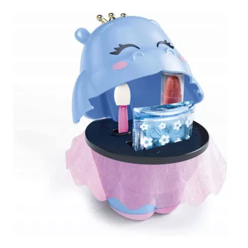 Crazy Chic 18114 Ballerina Collection sminkkészlet víziló alakú kozmetikai tároló dobozban