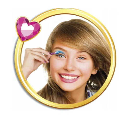 Crazy Chic 18114 Ballerina Collection sminkkészlet víziló alakú kozmetikai tároló dobozban