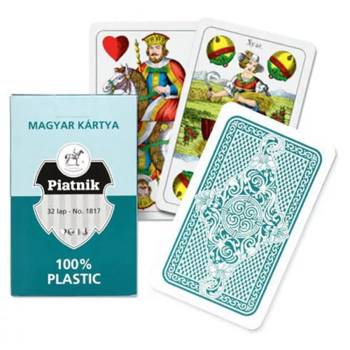 Plasztik magyar kártya
