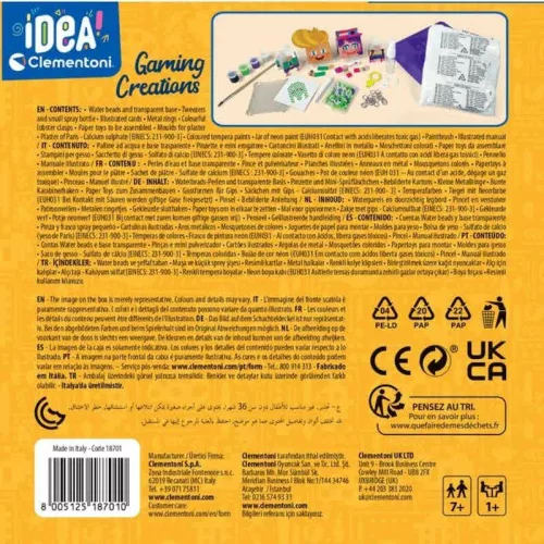 Clementoni Idea 18279 Gaming kreatív alkotószett