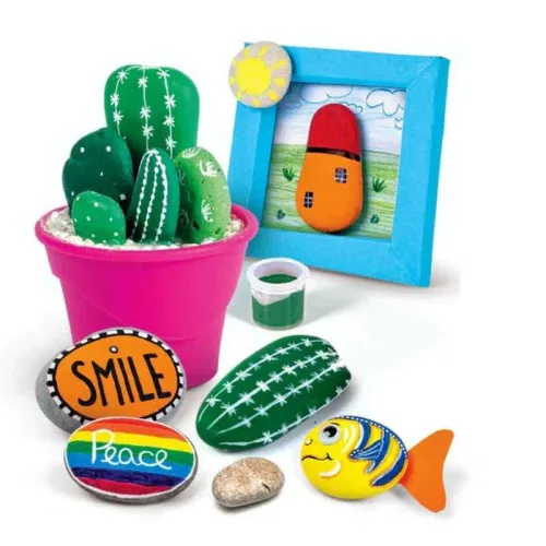 Clementoni Idea 18282 Kavicsfestés kreatív alkotószett