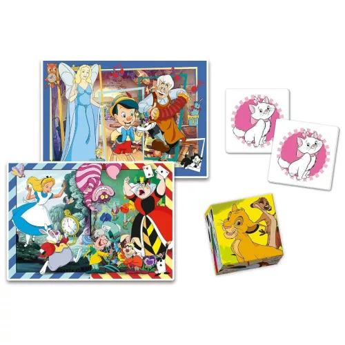 Clementoni Edukit 18290 4 az 1-ben játékgyűjtemény – Klasszikus Disney mesék