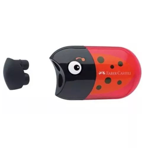 Faber-Castell állatos dupla hegyező radírral - Katica