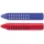 Faber-Castell Grip triangular radír – Kék/piros
