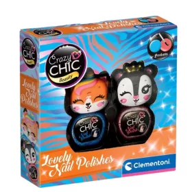 Crazy Chic 18843 Beauty Lovely körömlakk szett – kék és rózsaszín, 2 db