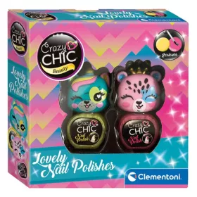 Crazy Chic 18844 Beauty Lovely körömlakk szett – sárga és rózsaszín, 2 db