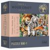 Trefl 20152TW Wood Craft prémium fa puzzle - Vadmacskák a dzsungelben (501 db)