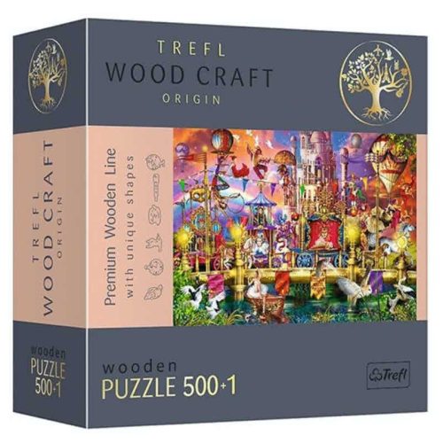 Trefl 20156TW Wood Craft prémium fa puzzle - Mágikus világ (501 db)