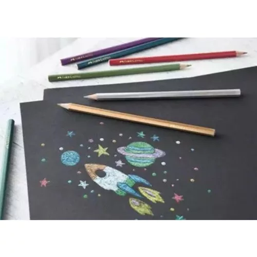 Faber-Castell színes ceruza készlet fémes színekben (10 db)
