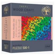   Trefl 20159TW Wood Craft prémium fa puzzle - Szivárvány pillangók (501 db)