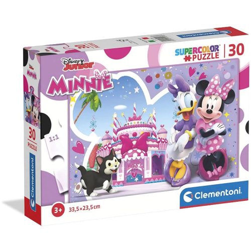 Clementoni 20268 Super Color Disney Puzzle - Minnie egér és Daisy kacsa (30 db)