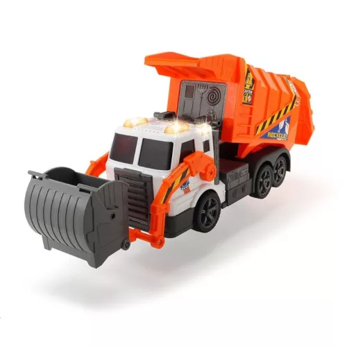 Dickie Toys Action Series narancsárga kukásautó