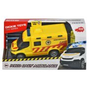   Dickie Toys SOS Series - Iveco sárga mentőautó fénnyel és hanggal