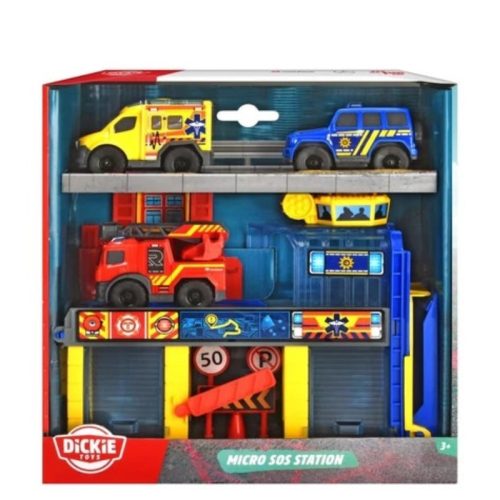 Dickie Toys - Micro SOS Mentőállomás játékszett