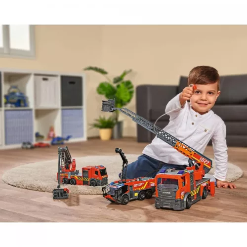 Dickie Toys tűzoltóautó játékautó létrával