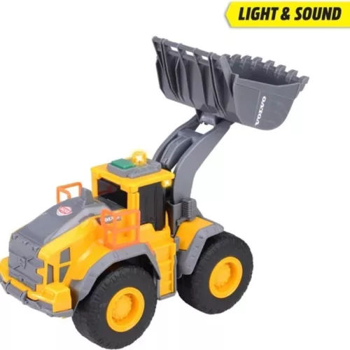 Dickie Toys Wheel loader homlokrakodó fénnyel és hanggal – 23 cm