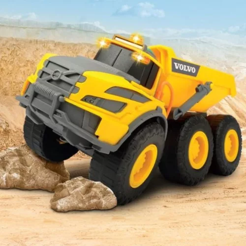 Dickie Toys csuklós dömper fénnyel és hanggal