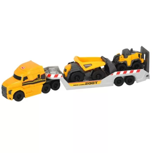 Dickie Toys Construction Volvo munkagépszállító Mack kamion