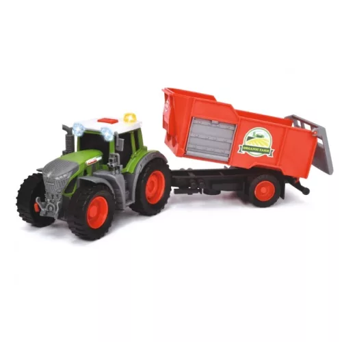 Dickie Toys Farm Fendt traktor utánfutóval
