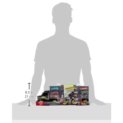 Dickie Toys hordozható autószállító kamion kisautókkal