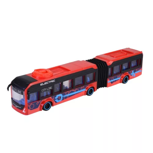 Dickie Toys Volvo elektromos városi piros autóbusz