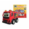 Dickie Toys Mi Micsoda - Tűzoltóság képeskönyv és tűzoltóautó