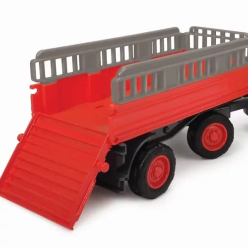ABC Massey Ferguson traktor utánfutóval és lófigurával
