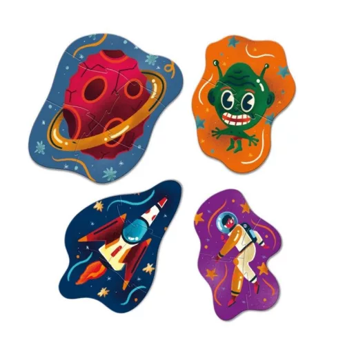 Clementoni Play for Future My First 20822 Űrutazás puzzle (3, 6, 9, 12 db)