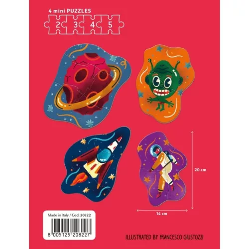 Clementoni Play for Future My First 20822 Űrutazás puzzle (3, 6, 9, 12 db)