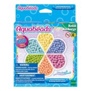 Aqua Beads pasztell színek utántöltő készlet (800 db)