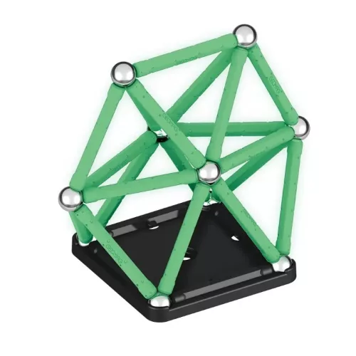 Geomag foszforeszkáló mágneses építőjáték – 42 db
