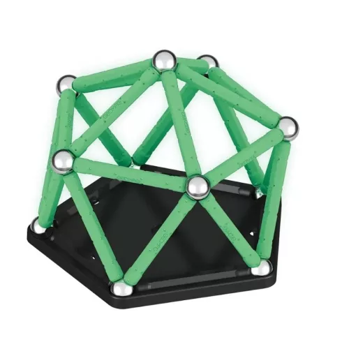 Geomag foszforeszkáló mágneses építőjáték – 42 db