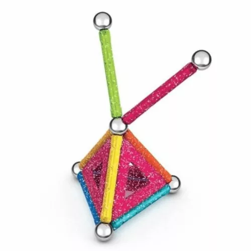 Geomag Glitter csillogó mágneses építőjáték (22 db-os)