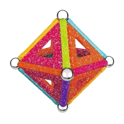 Geomag Glitter csillogó mágneses építőjáték (35 db)