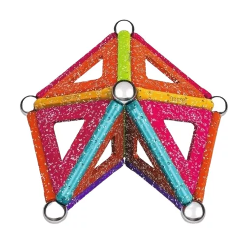 Geomag Glitter csillogó mágneses építőjáték (35 db)