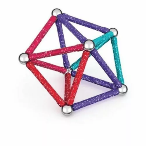 Geomag Glitter csillogó mágneses építőjáték (60 db)