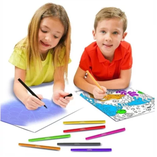 Magic Trace Kezdőszett – Víz alatti világ színező fényhatással kreatív játék