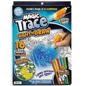 Magic Trace Kezdőszett – Állatkert színező fényhatással kreatív készlet