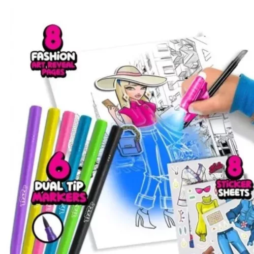 Magic Trace Kezdőszett – Divat színező fényhatással kreatív készlet