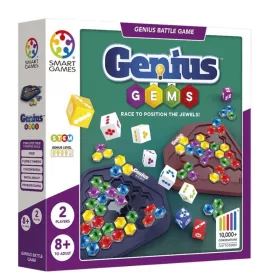 Smart Games Genius Gems – Drágakőfejtörő társasjáték (magyar játékszabállyal)