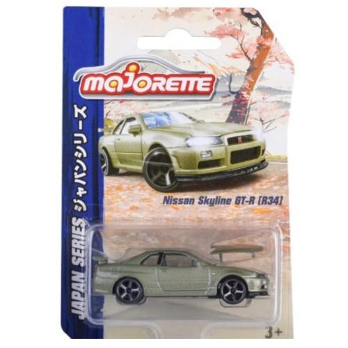 Majorette Japan Series Premium Cars - Nissan Skyline GT-R (R34) kisautó