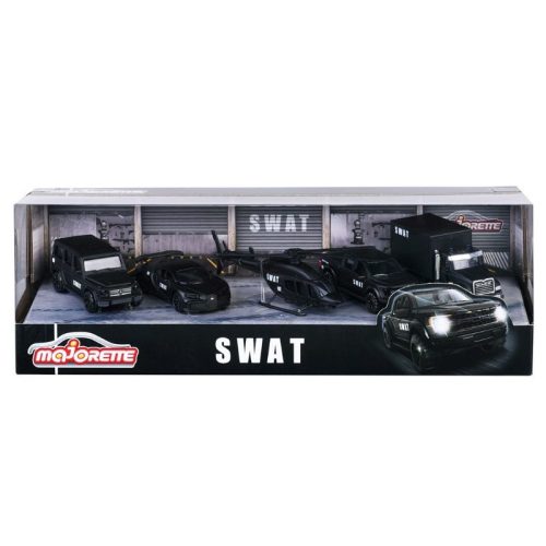 Majorette SWAT Giftpack 5 db-os rendőrségi különleges egység jármű ajándékszett