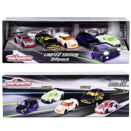 Majorette Limited Edition 10 Giftpack – 5 db-os sportautó ajándékszett