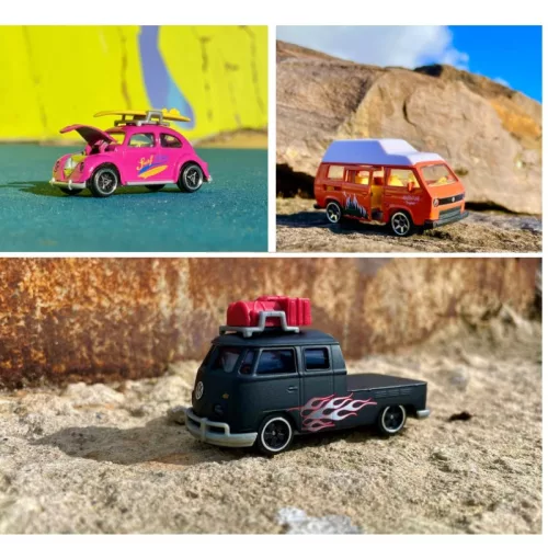 Majorette Volkswagen The Originals Premium Cars VW T1 kisautó fekete