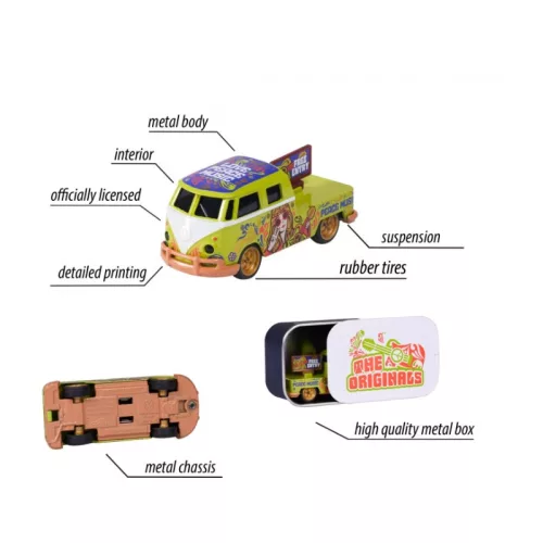 Majorette Volkswagen The Originals Deluxe Cars VW T1 kisautó (zöld)