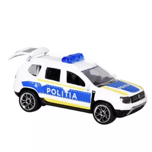 Majorette Dacia Duster Politia rendőrautó kisautó